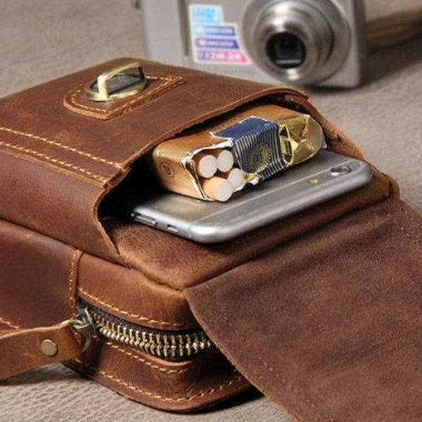 Leather Cell Phone Belt Pouch Leather Belt Pouch Mens Leather Cell Phone Holster