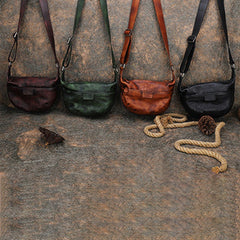 Leather Womens Saddle Shoulder Bags Saddle Vintage Crossbody Purses for Women