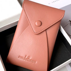 Cute Women Pink Leather Slim Key Wallet Keychain with Wallet Coin Change Wallet For Women