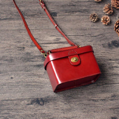 Handmade Box Purses Handbags Leather Box Bag Box Crossbody Bag Womens Box Handbags