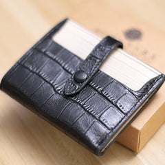 Black&White Cute Women Leather Slim Wallet Card Wallet Mini Billfold Wallets Slim Brown Card Holder Wallets For Women