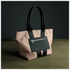 Light Gray Womens Nylon Shopper Tote Womens Nylon Shoulder Tote Gray Nylon Handbag Purse for Ladies