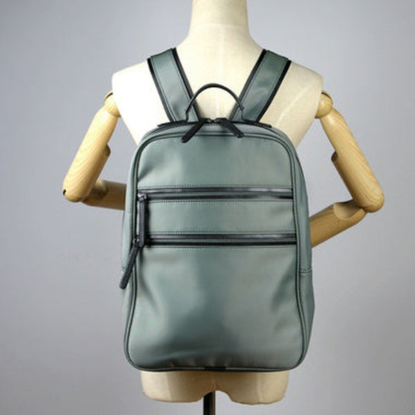 Womens Nylon Backpack Purse Light Green Best Satchel Backpack Nylon School Rucksack for Ladies