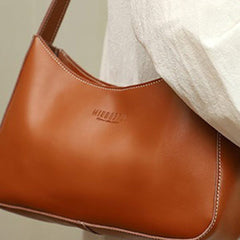 Cute LEATHER Side Bag Brown WOMEN SHOULDER BAG Handbag Purse FOR WOMEN