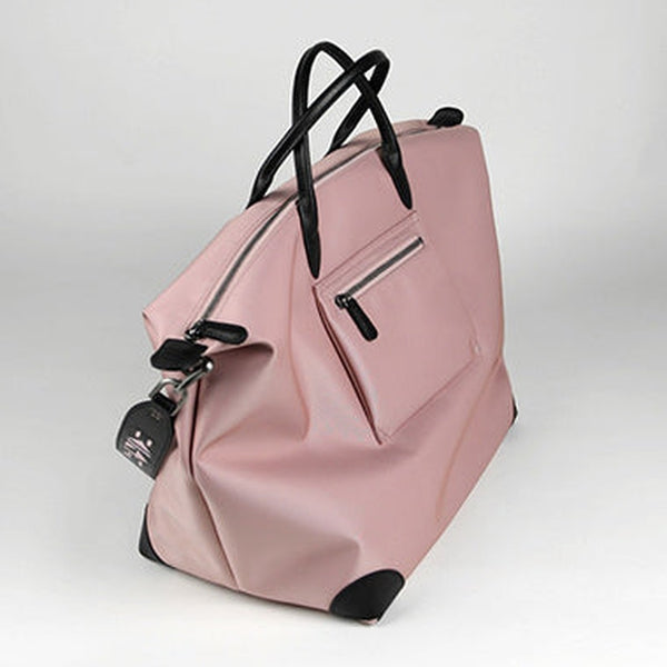 Pink Womens Nylon Shoulder Totes Pink Womens Nylon Shoulder Handbag Nylon Handbag Purse for Ladies