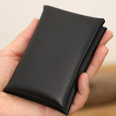 Cute Black Leather Card Holders Women Coin Wallet Multi Card Wallet For Women