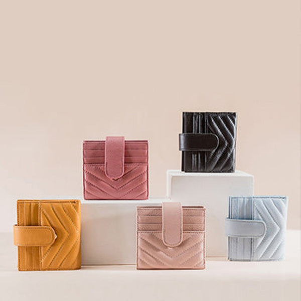Cute Women Leather Card Holder Small Card Wallet Card Holder Small Wallet Credit Card Holder For Women