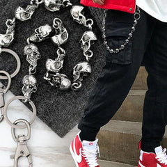 Cool Wallet Chains Skull Wallet Chain Wallet Skull Chain Skull Chain for Wallet Skull Pants Chain