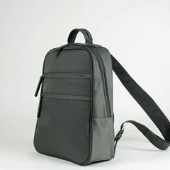 Womens Nylon Backpack Purse Gray Best Satchel Backpack Nylon School Rucksack for Ladies
