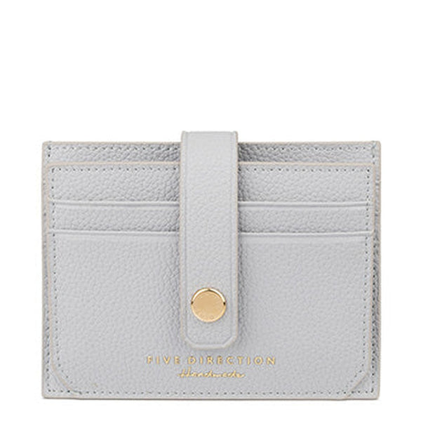 Cute Women Gray Vegan Leather Small Card Holder Card Wallet Slim Card Holder Credit Card Holder For Women