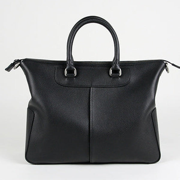 Large Womens Black Leather Work Handbag Purse Leather Crossbody Purse Shoulder Bag for Ladies