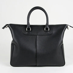Large Womens Black Leather Work Handbag Purse Leather Crossbody Purse Shoulder Bag for Ladies
