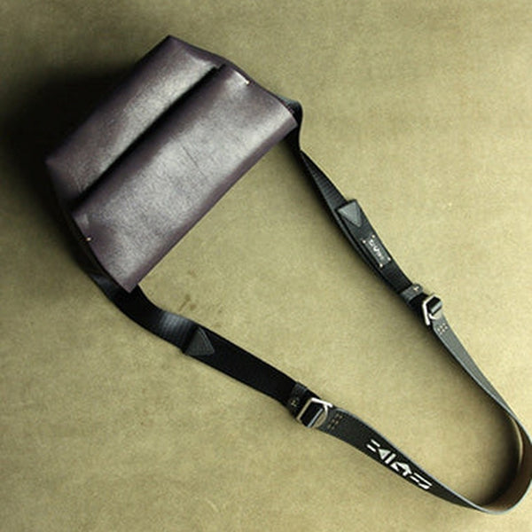 Stylish Womens Coffee Leather Sling Bag Crossbody Shoulder Bag Purse Sling Pack for Ladies
