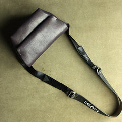 Stylish Womens Coffee Leather Sling Bag Crossbody Shoulder Bag Purse Sling Pack for Ladies