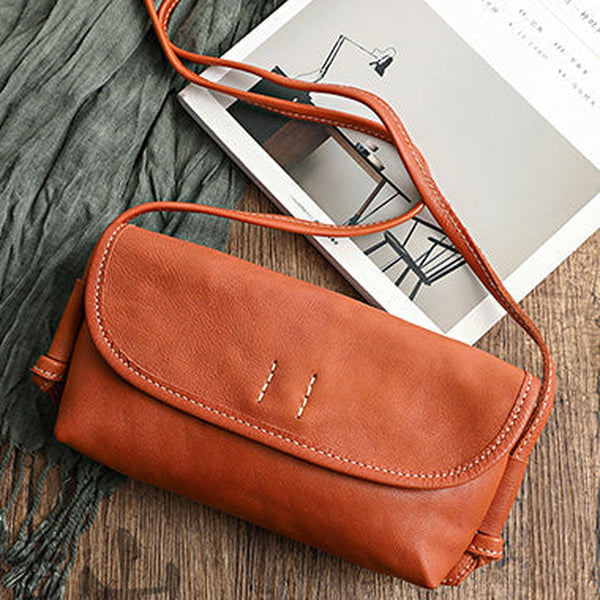 Cute Brown Leather Small Crossbody bag for Women Leather Small Shoulder Bag for Women