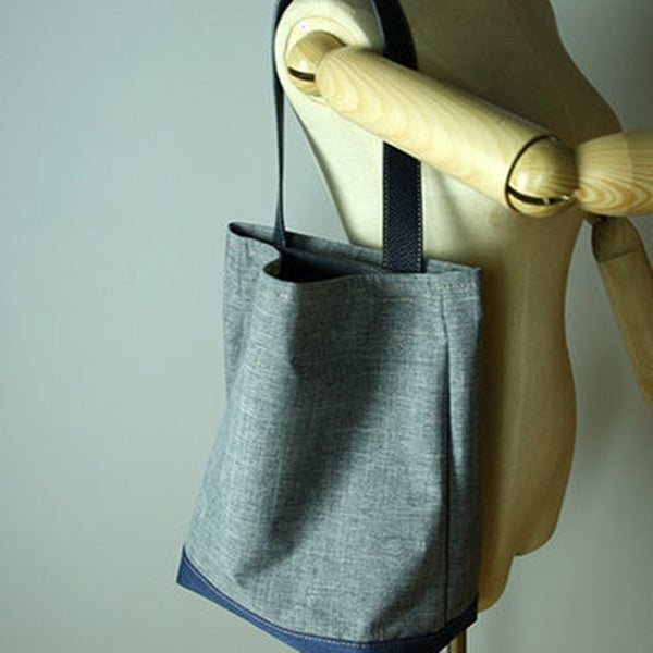 Womens Gray Nylon Shoulder Tote Bags Best Nylon Tote Handbag Shopper Bags Purse for Ladies