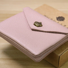 Cute Women Crown Dark Pink Leather Mini Billfold Wallet Coin Wallets Slim Change Wallets For Women