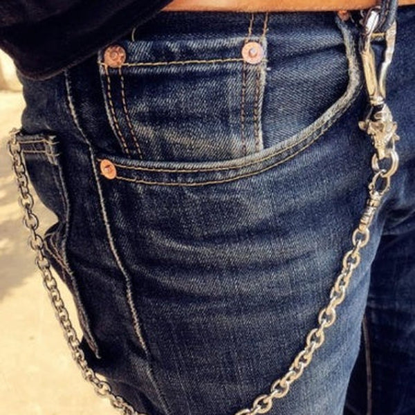 Chains for Pants Skull Wallet Chain Wallet Chains Men's Biker Wallet Chain Chain for Pants