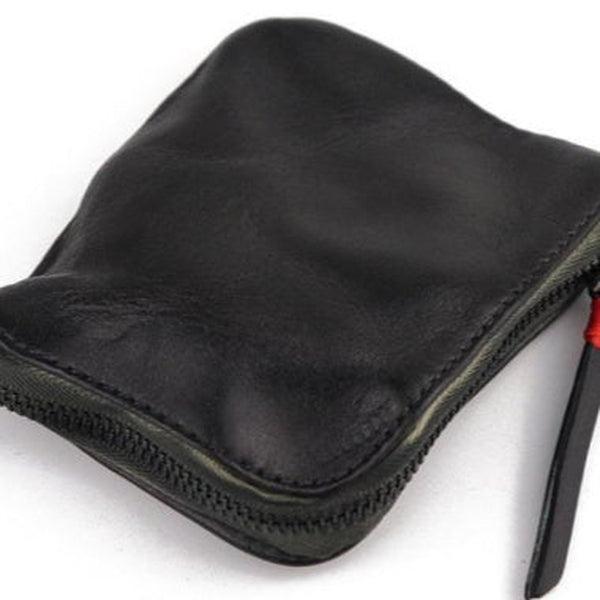 Black Leather Wallet Mens Zip Around Small Leather Zip Wallet Mens Wallets That Zip