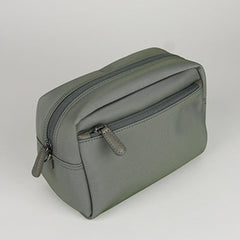Cute Light Green NYLON Womens Toiletry Shoulder Bag Travel Toiletry Organizer Clutch for Women