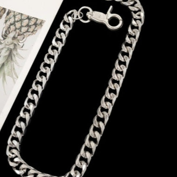 Cool Silver Biker Wallet Chain Vintage Silver Trousers Chain Wallet Chain For Men