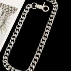 Cool Silver Biker Wallet Chain Vintage Silver Trousers Chain Wallet Chain For Men