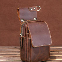 Brown Leather Phone Holster Leather Cell Phone Holster Leather Belt Pouch Mobile Phone Belt Holder