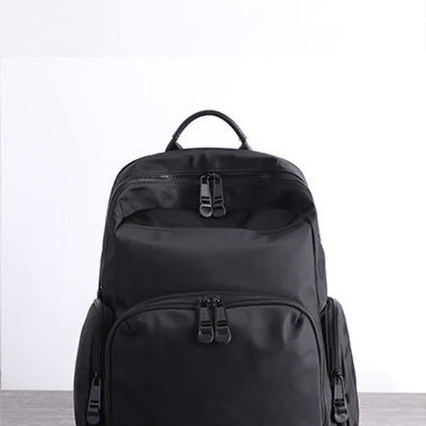 Womens Nylon Laptop Backpack Best Travel Backpack Purse Nylon Black School Rucksack for Ladies
