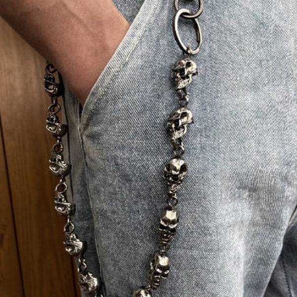 Skull Pants Chain Cool Wallet Chains Skull Wallet Chain Wallet Skull Chain Skull Chain for Wallet