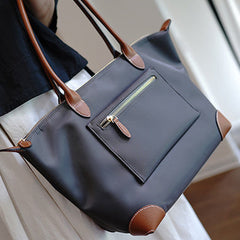 Gray Womens Nylon Handbag Womens Nylon Shoulder Handbag Nylon Onthego Purse for Ladies