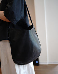 Vintage Coffee Leather Shoulder Tote Bag Women Crossbody Tote Purse for Women