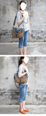 Denim Side Bags Womens Blue Denim Messenger Bag Vintage Denim Shoulder Bags For Women