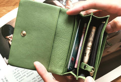 Leather Cute billfold Slim Wallets Change Card Holders Wallet Purse For Women Girl