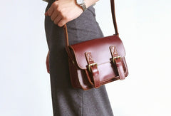 Genuine Leather Cute Crossbody Bag Messenger Bag Shoulder Bag Women Girl Leather Satchel Bag Purse
