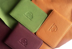 Genuine Leather Cute billfold Slim Wallet License Card Holder Wallet Purse For Women Girl