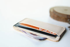 Handmade leather card slot small wallet purse coin wallet purse mini women - EverHandmade