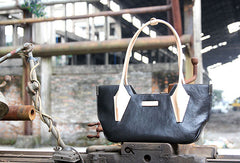 Handmade handbag purse shopper leather bag purse shoulder bag for women - EverHandmade