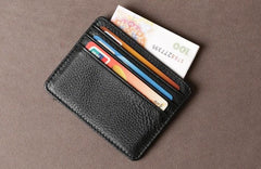 Leather Mens Cool Slim Front Pocket Wallets Leather Wallet Men Small Wallets  for Men