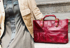 Handmade handbag briefcase purse leather crossbody bag purse shoulder bag for women - EverHandmade