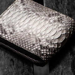 biker wallet leather chain​ Handmade Leather Wallet Biker Wallet Snake Skin Wallet Cool Wallets for Men Biker Chain Wallet