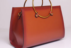 Genuine Leather handbag  purse shoulder bag black for women leather crossbody bag - EverHandmade