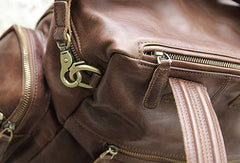 Handmade Leather backpack bag shoulder bag Coffee women leather purse - EverHandmade