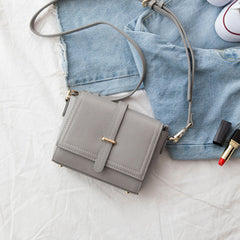 Minimalist Leather Womens Stylish Small Shoulder Bag Crossbody Purse for Women