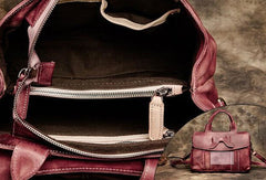 Handmade Leather handbag purse shoulder bag for women leather shopper bag - EverHandmade