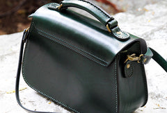 Handmade Womens Leather Satchel Handbags Purse Shoulder Bag for Women