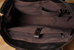 Handmade leather men Briefcase messenger vintage shoulder laptop bag vintage bag - EverHandmade