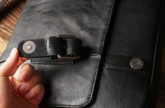 Leather Mens Cool Messenger Bag Shoulder Bags Cycling Crossbody Bag for men