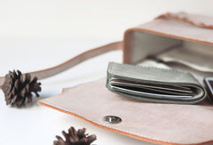 Handmade leather purse satchel phone bag shoulder bag cossbody bag purse women