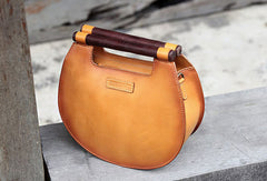 Handmade handbag purse leather crossbody bag purse shoulder bag for women