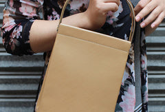 Genuine Leather Tote Purse Handbag Shoulder Bag for Women Leather Shopper Bag - EverHandmade